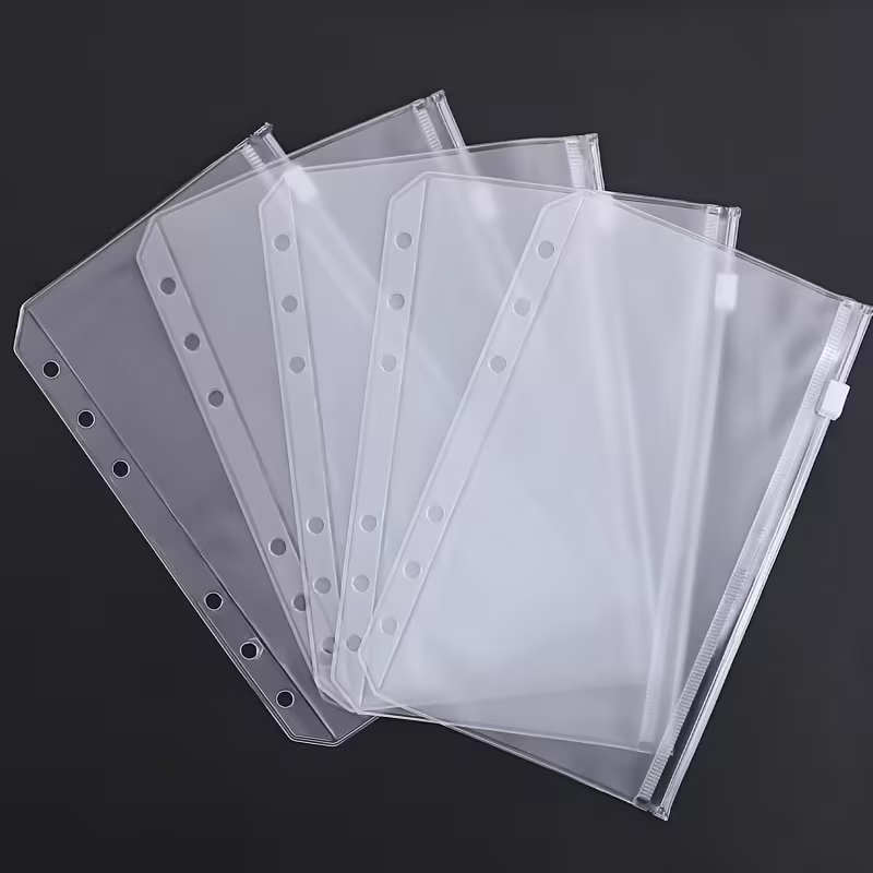 Portfolio Folder Zip - A5/A6/A7 바인더 포켓 바인더 지퍼 폴더