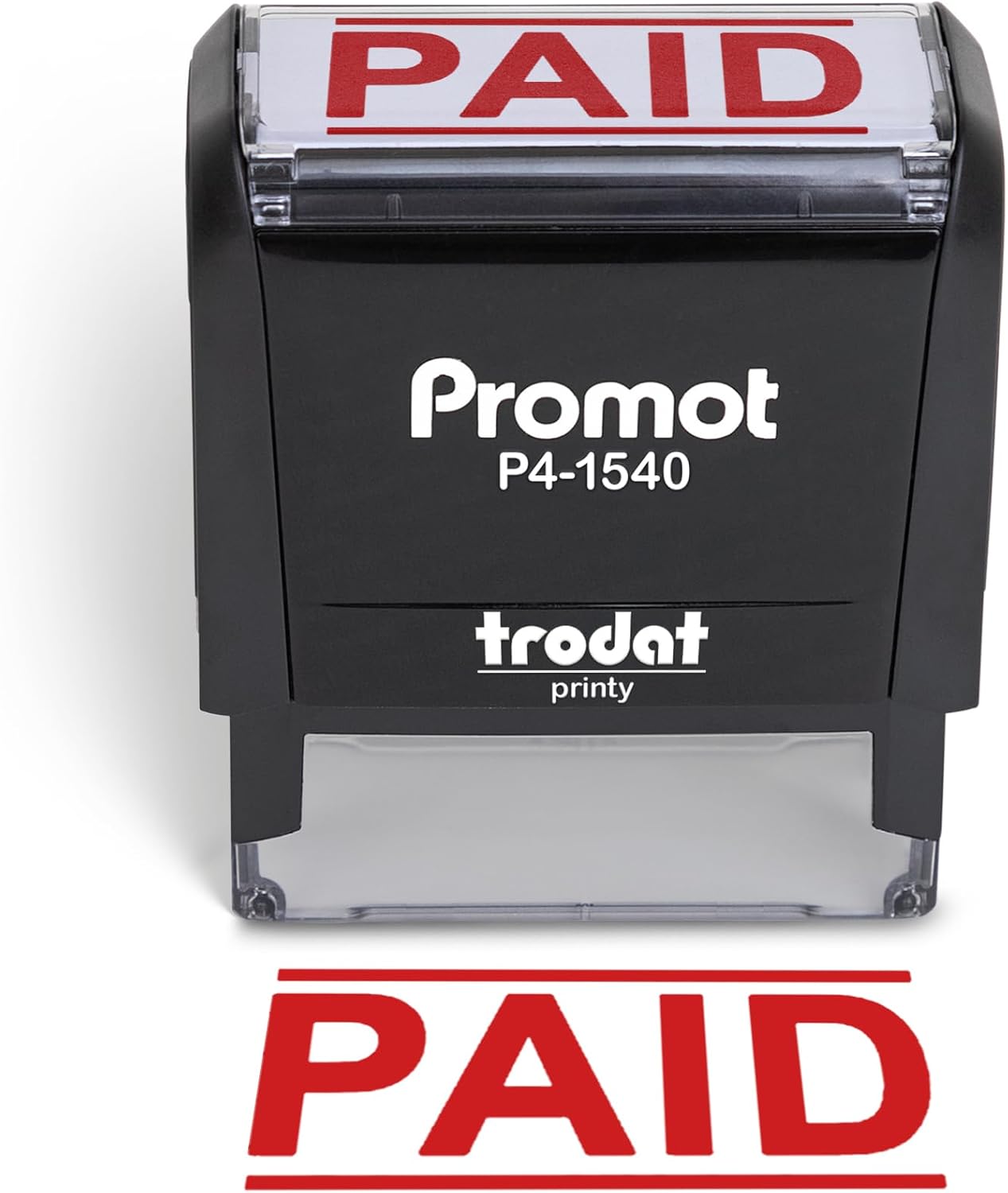 Self Inking Stamp - 자동잉크 스탬프 리필 가능 빨간 잉크