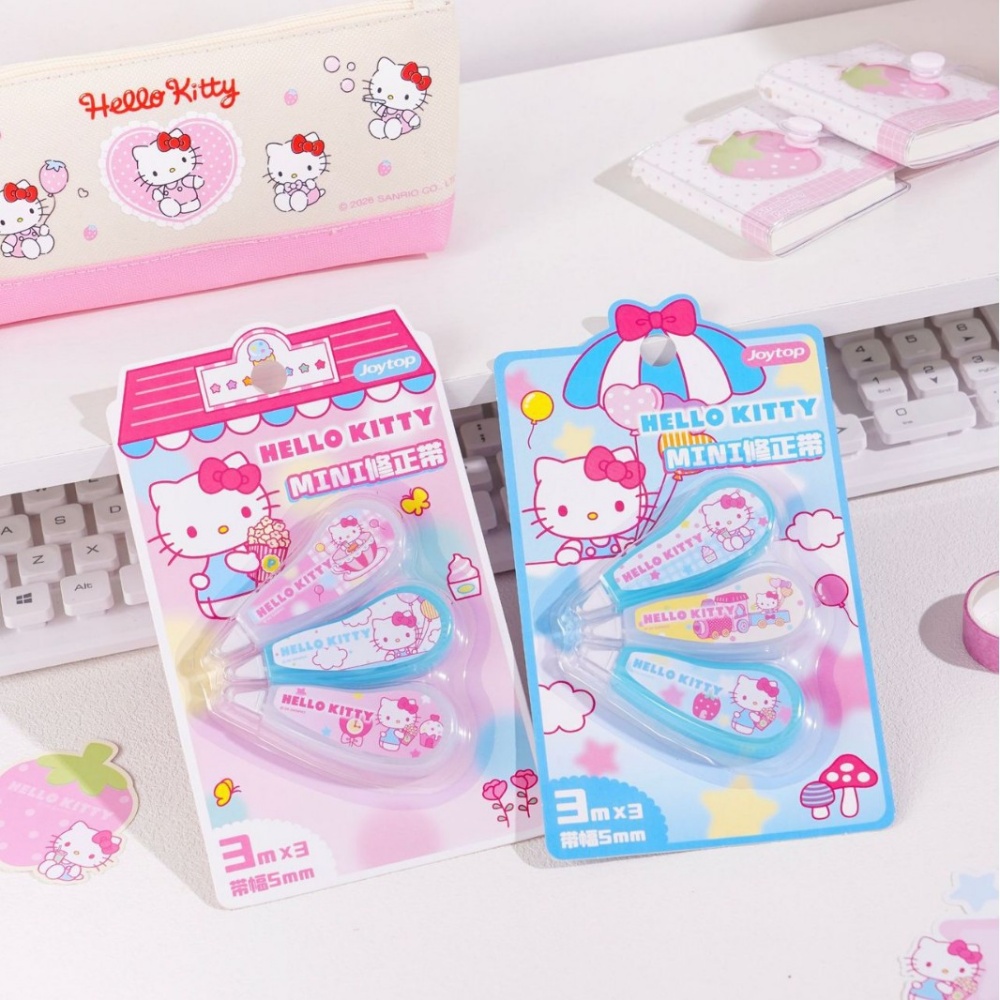 Correction Tape Roller - 정품 헬로키티 수정테이프 산리오 카와이 화이트
