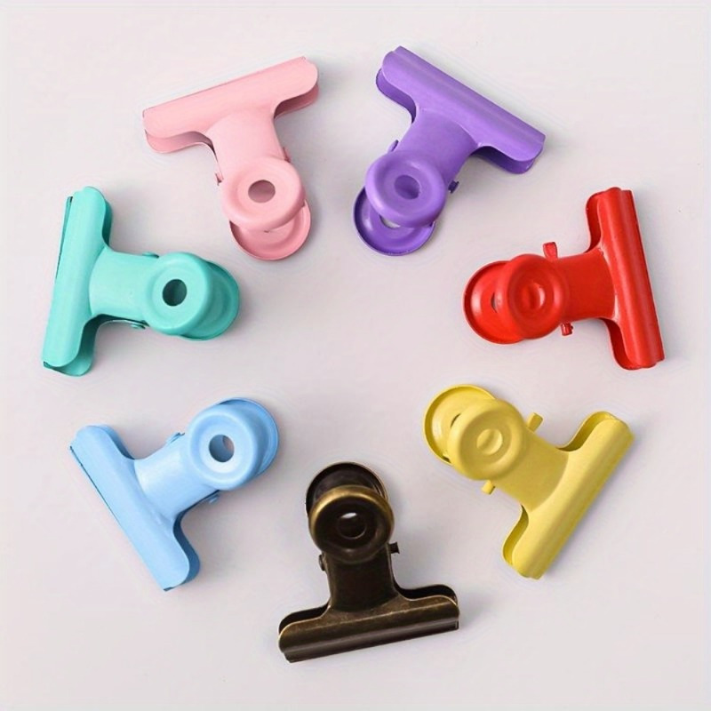 10pcs 다기능 가방 칩 클립 식품 클립 사진 파일  - Supply Of Office Stationery 리뷰 및 가격