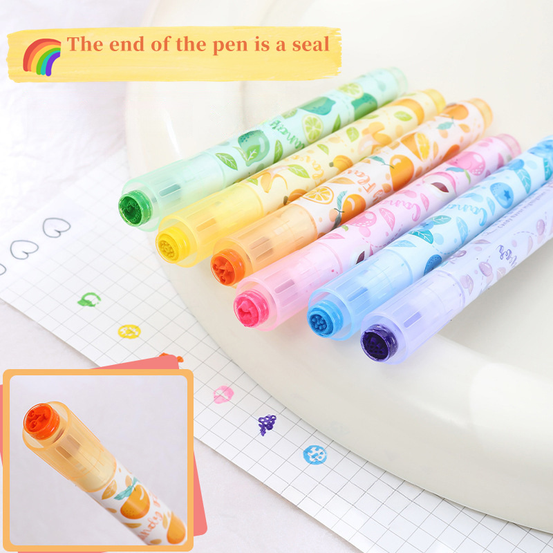 크리 에이 티브 과일 향기로운 형광펜 DIY 저널링을위 - Highlighter Set Pastel 리뷰 및 가격