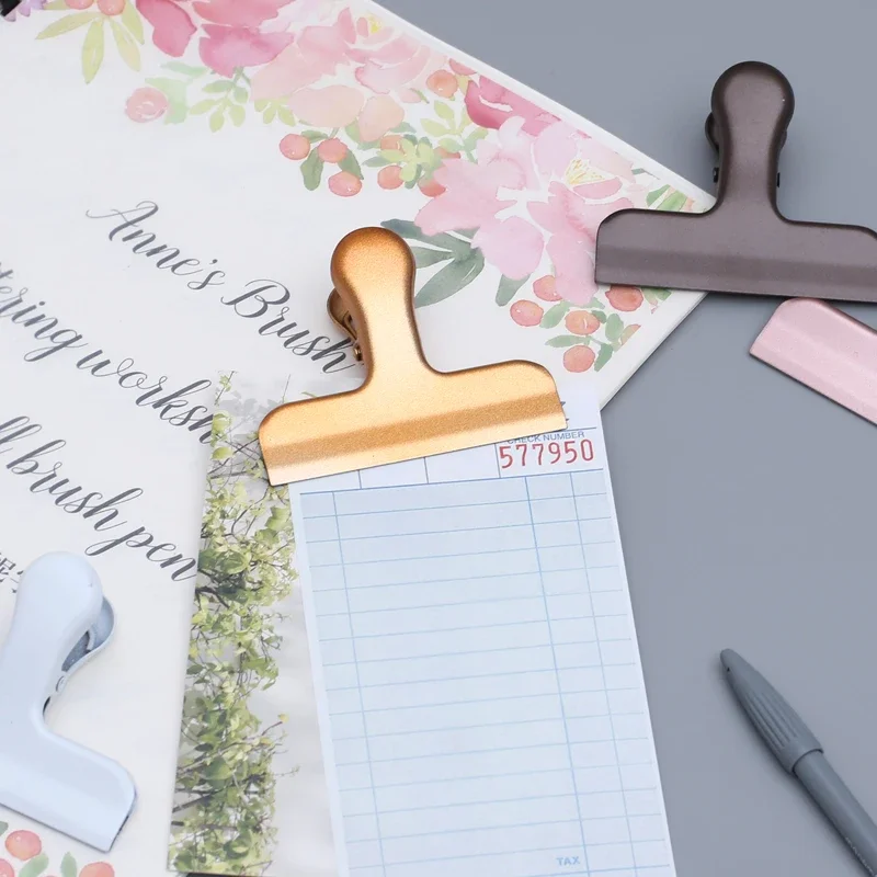 1PC 다기능 빈티지 바인더 클립 내구성 금속 플래너  - Supply Of Office Stationery 리뷰 및 가격