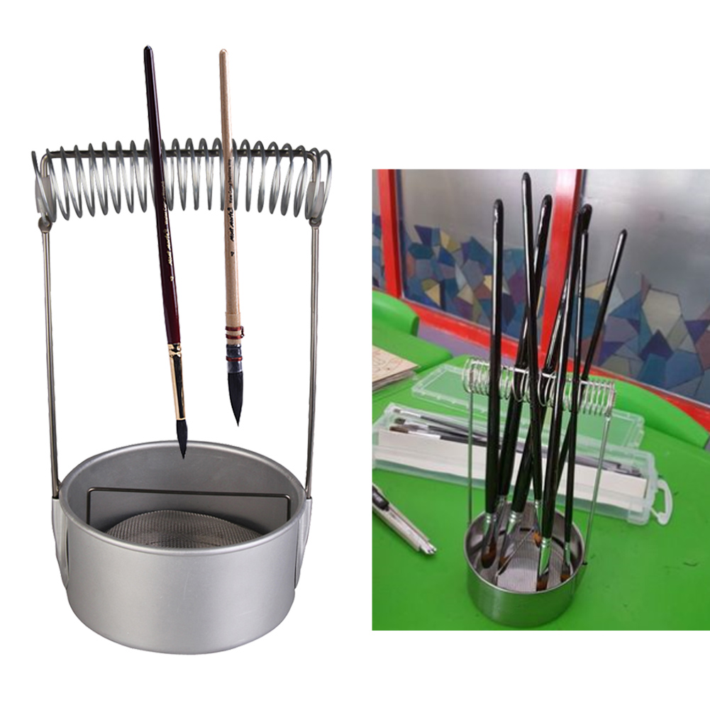 스크린 및 홀더가있는 페인트 브러시 클리너 스프링 유화 - Stationery Supplier 리뷰 및 가격