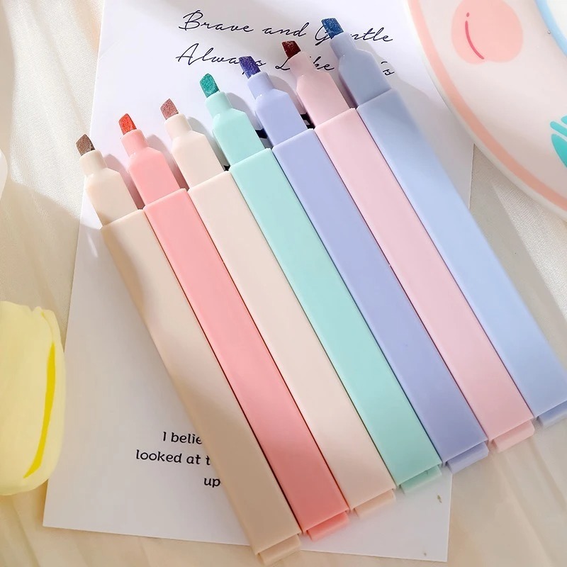 6 개/대 파스텔 컬러 형광펜 Kawaii 편지지 컬러 - Highlighter Set Pastel 리뷰 및 가격