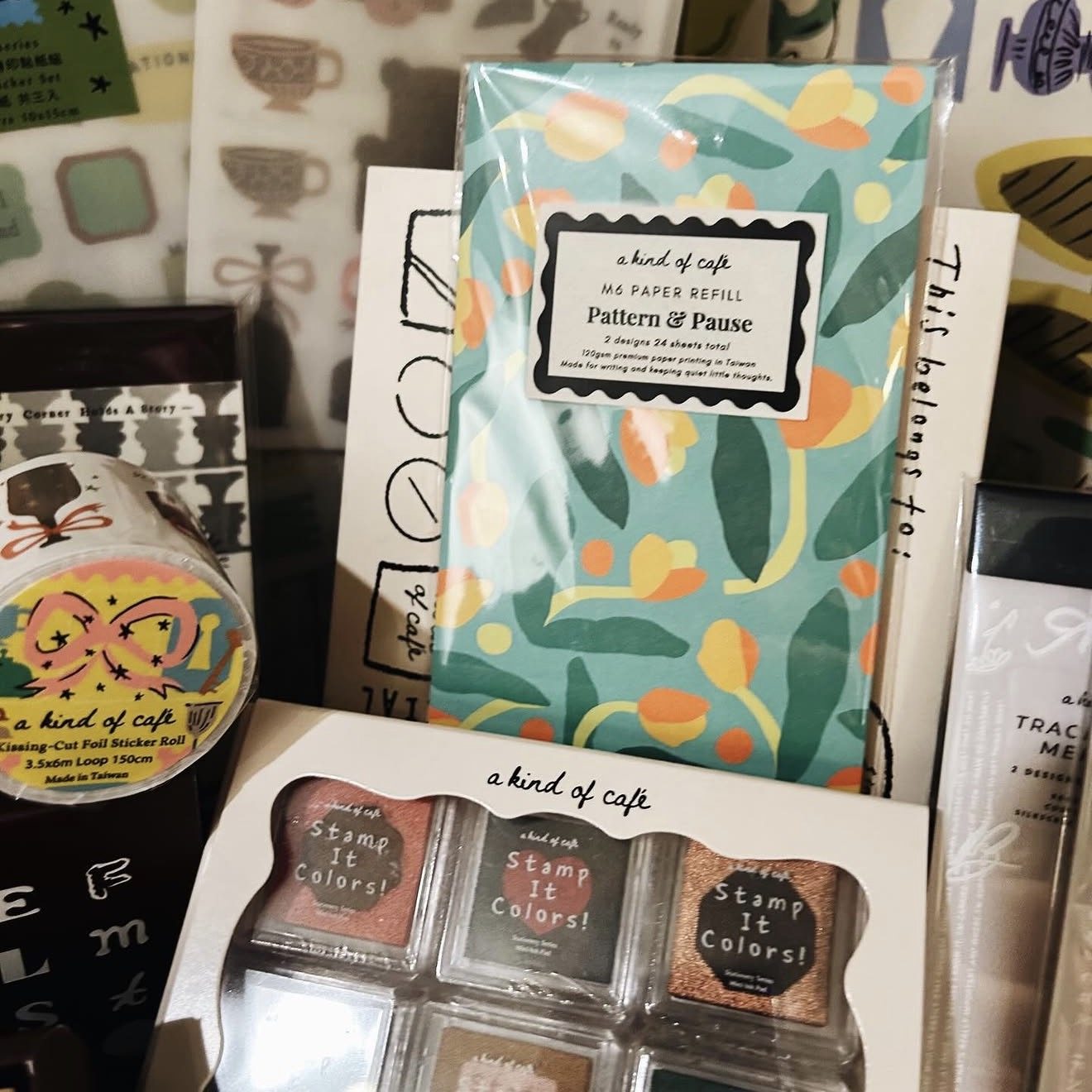 카페 스튜디오 같은 종류의 빈티지 작은 소품들, 플랜  - Washi Tape Set 리뷰 및 가격