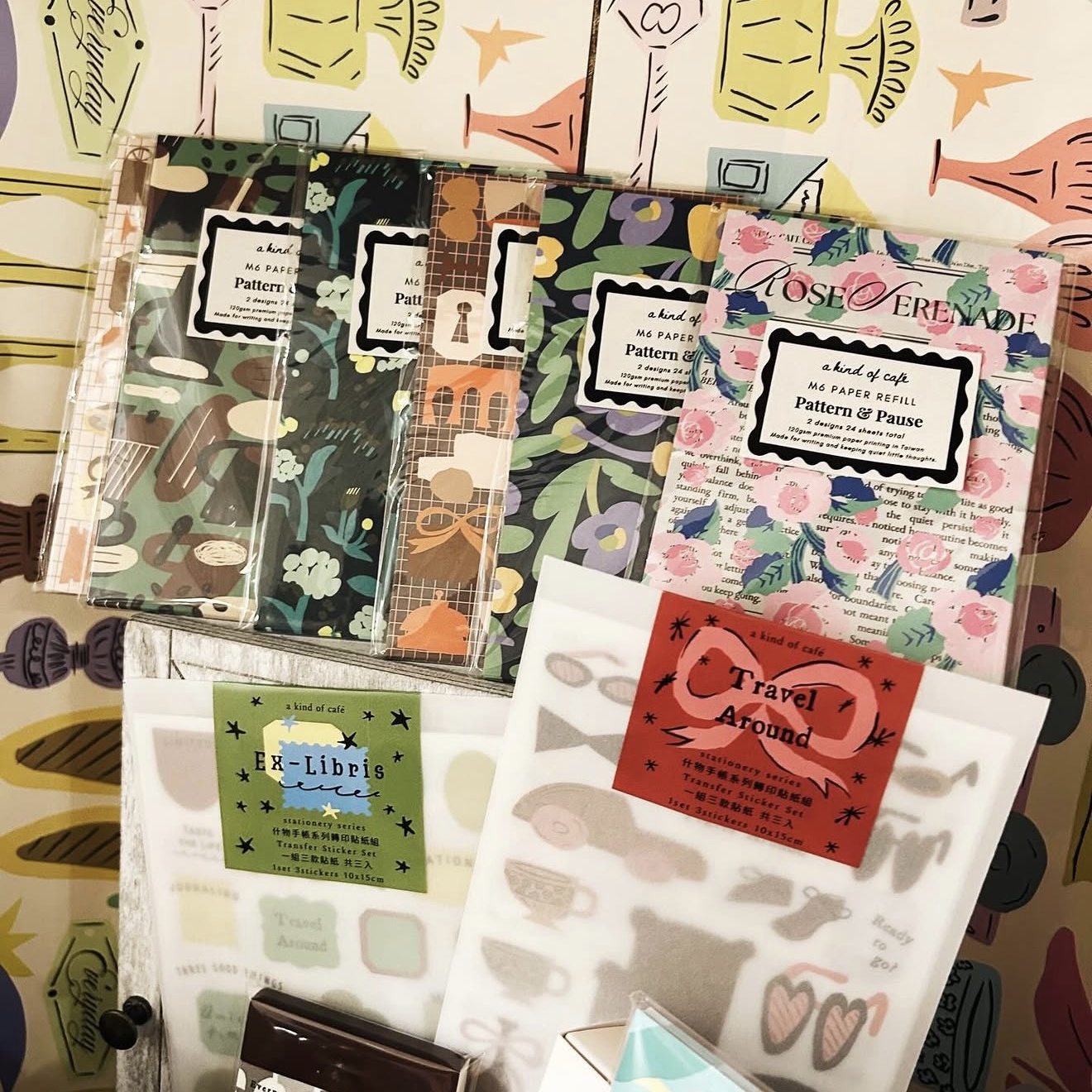 카페 스튜디오 같은 종류의 빈티지 작은 소품들, 플랜  - Washi Tape Set 리뷰 및 가격