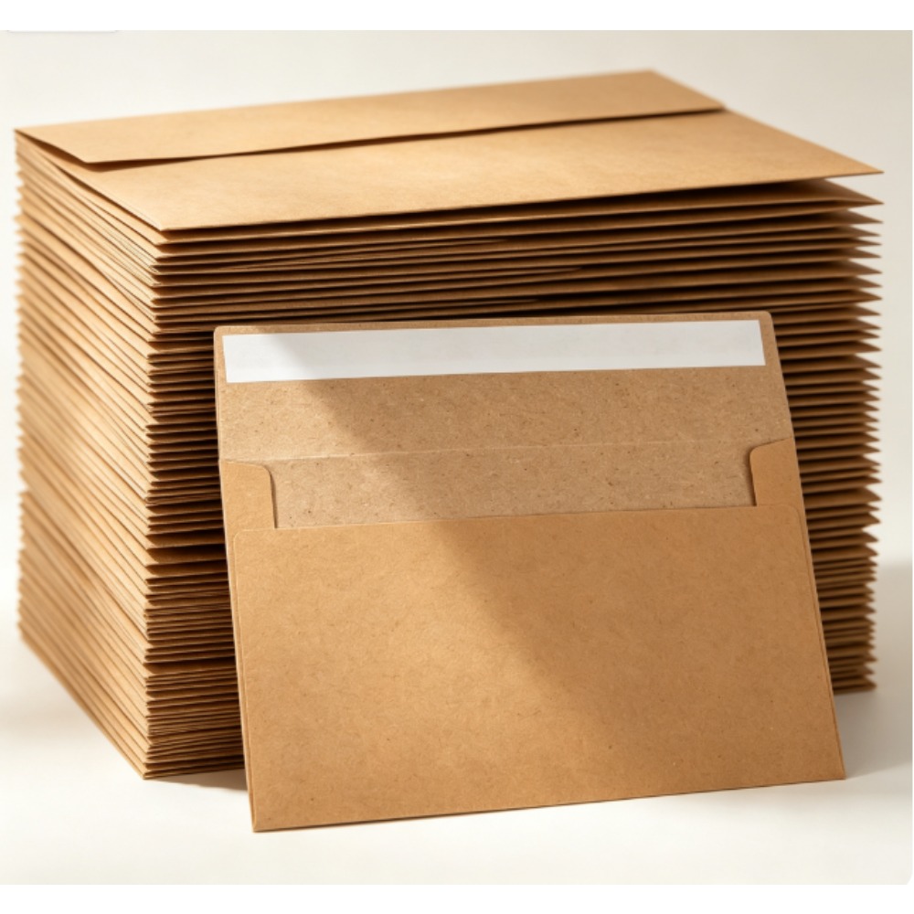 50팩 크라프트 종이 봉투 - 4 x 6인치 갈색 크라 - Letter Envelope Kraft 리뷰 및 가격