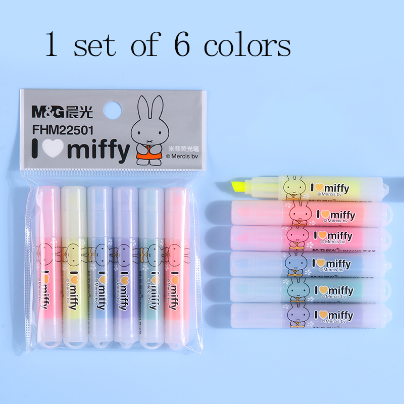 M&G 형광펜 마커 각진 팁 디자인 캔디 컬러 휴대용  - Highlighter Set Pastel 리뷰 및 가격