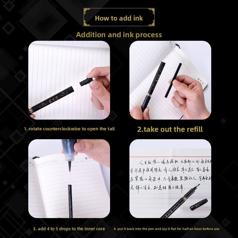 4개/세트 캘리그라피 아트 마커 펜 브러쉬 펜 아트 마 - Supply Of Office Stationery 리뷰 및 가격