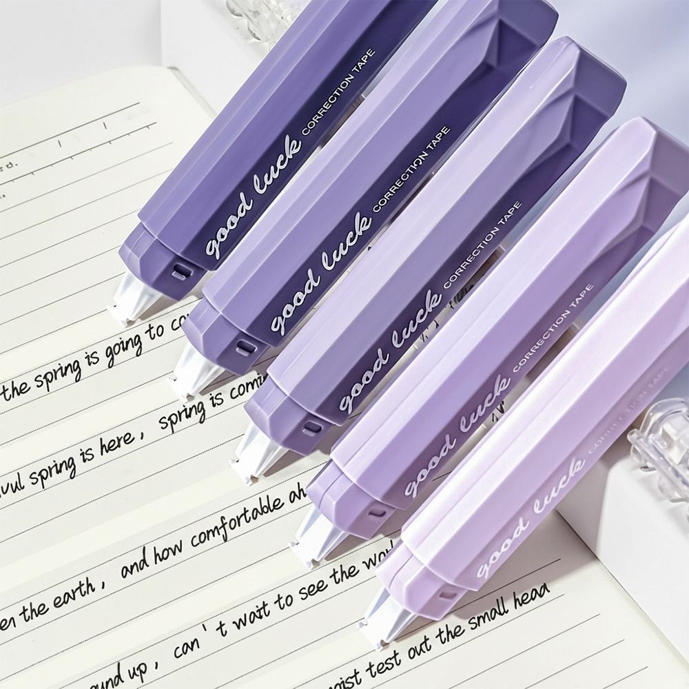 5개/세트 그라데이션 컬러 교정 테이프 펜형 무소음 코 - Correction Tape Roller 리뷰 및 가격