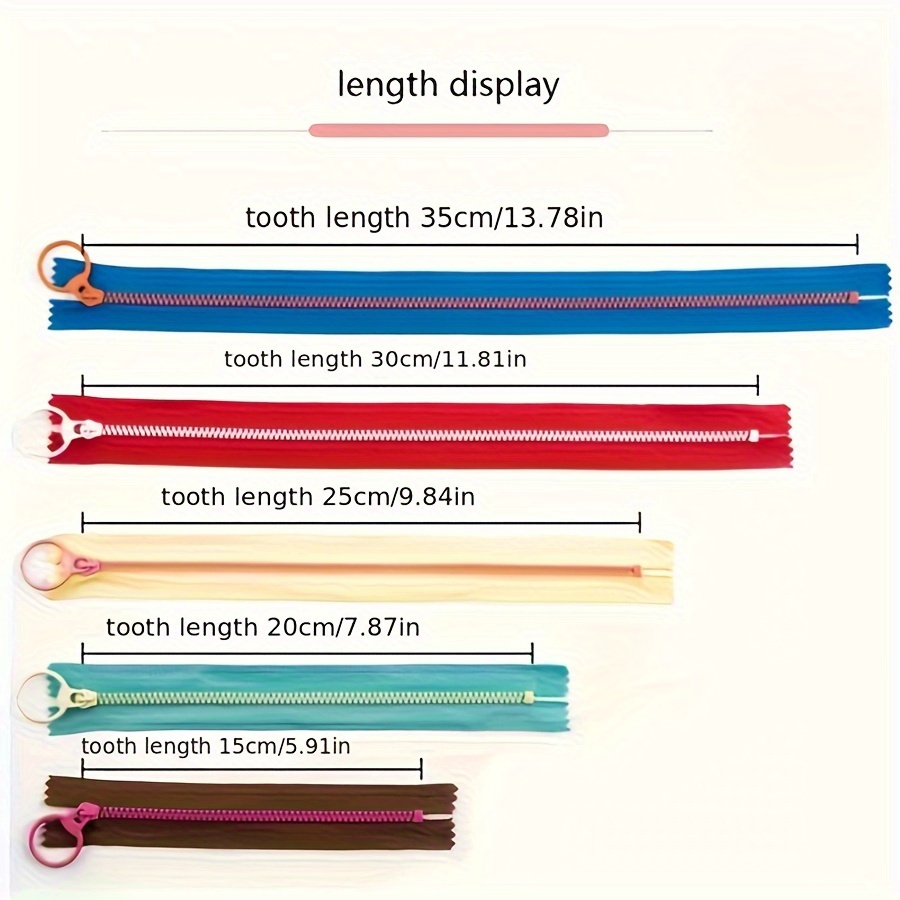 10pcs15cm-30cm 혼합 수지 지퍼, 3 #   - Portfolio Folder Zip 리뷰 및 가격