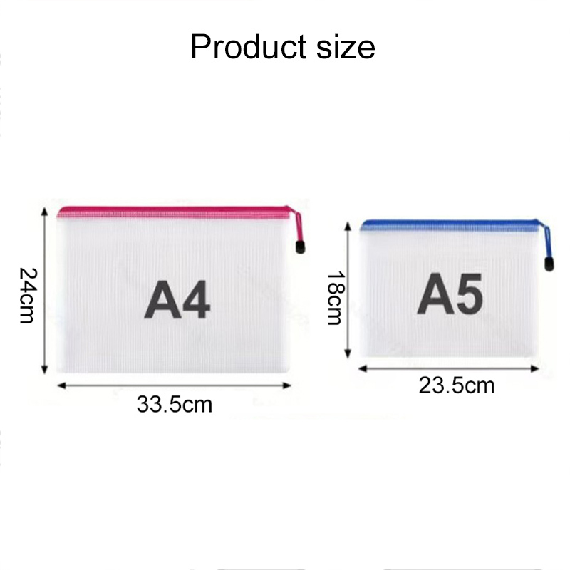 5/20PCS A4/A5 메쉬 지퍼 파우치 가방 학교  - Portfolio Folder Zip 리뷰 및 가격