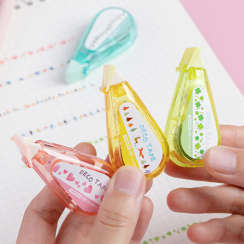 1pc Kawaii 5mm * 5m 미니 패턴 휴대용  - Correction Tape Roller 리뷰 및 가격