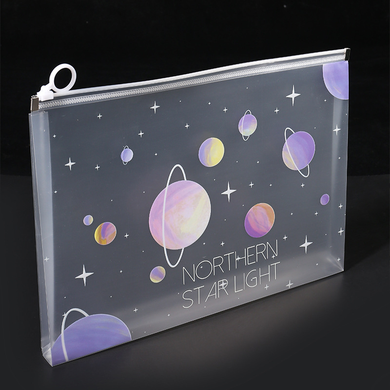 4/12pcs A4 공간 지퍼 폴더 파일 가방 파우치  - Supply Of Office Stationery 리뷰 및 가격