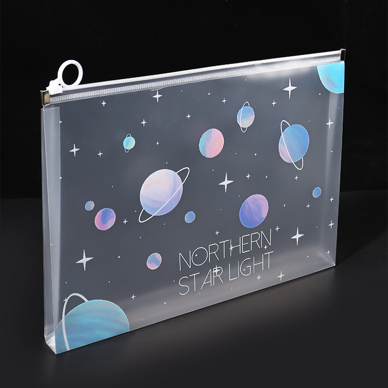 4/12pcs A4 공간 지퍼 폴더 파일 가방 파우치  - Supply Of Office Stationery 리뷰 및 가격