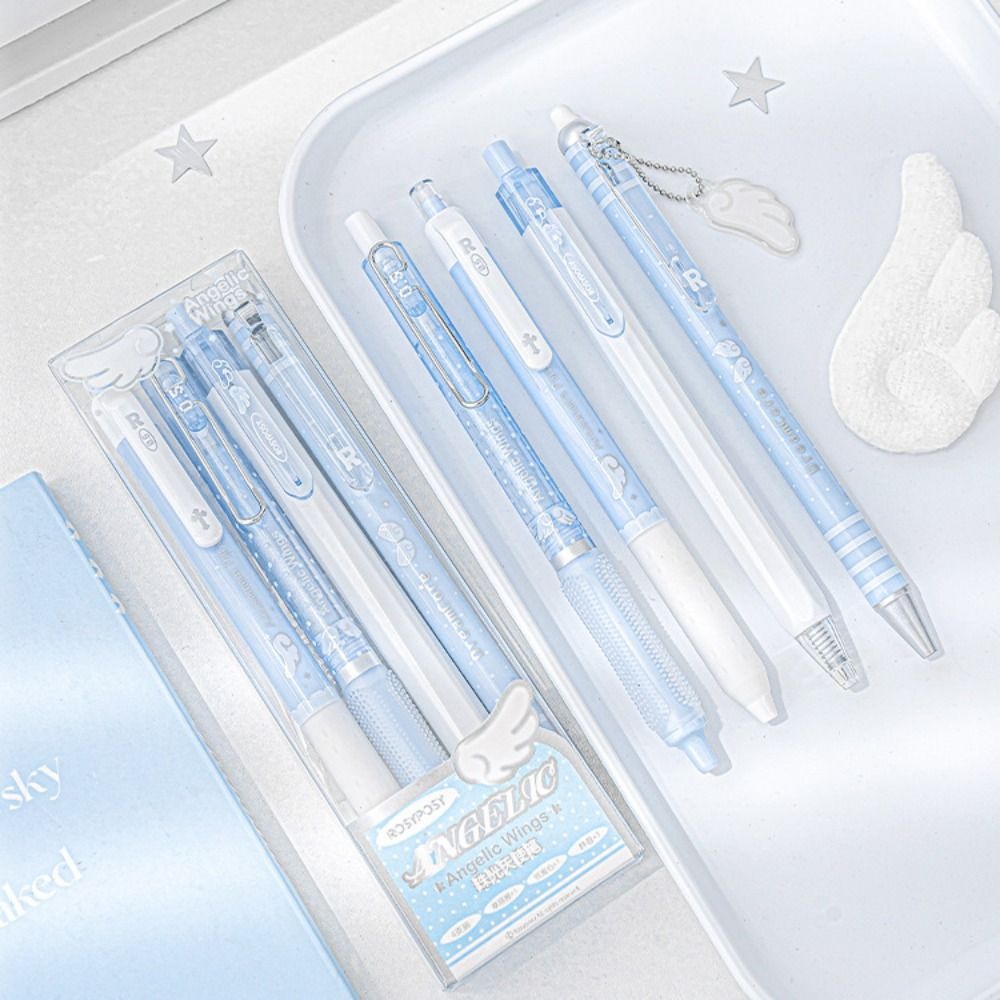 새로운 고품질 4개 세트 0.5mm 펄 엔젤 젤 펜 세 - Gel Ink Pen Set 리뷰 및 가격